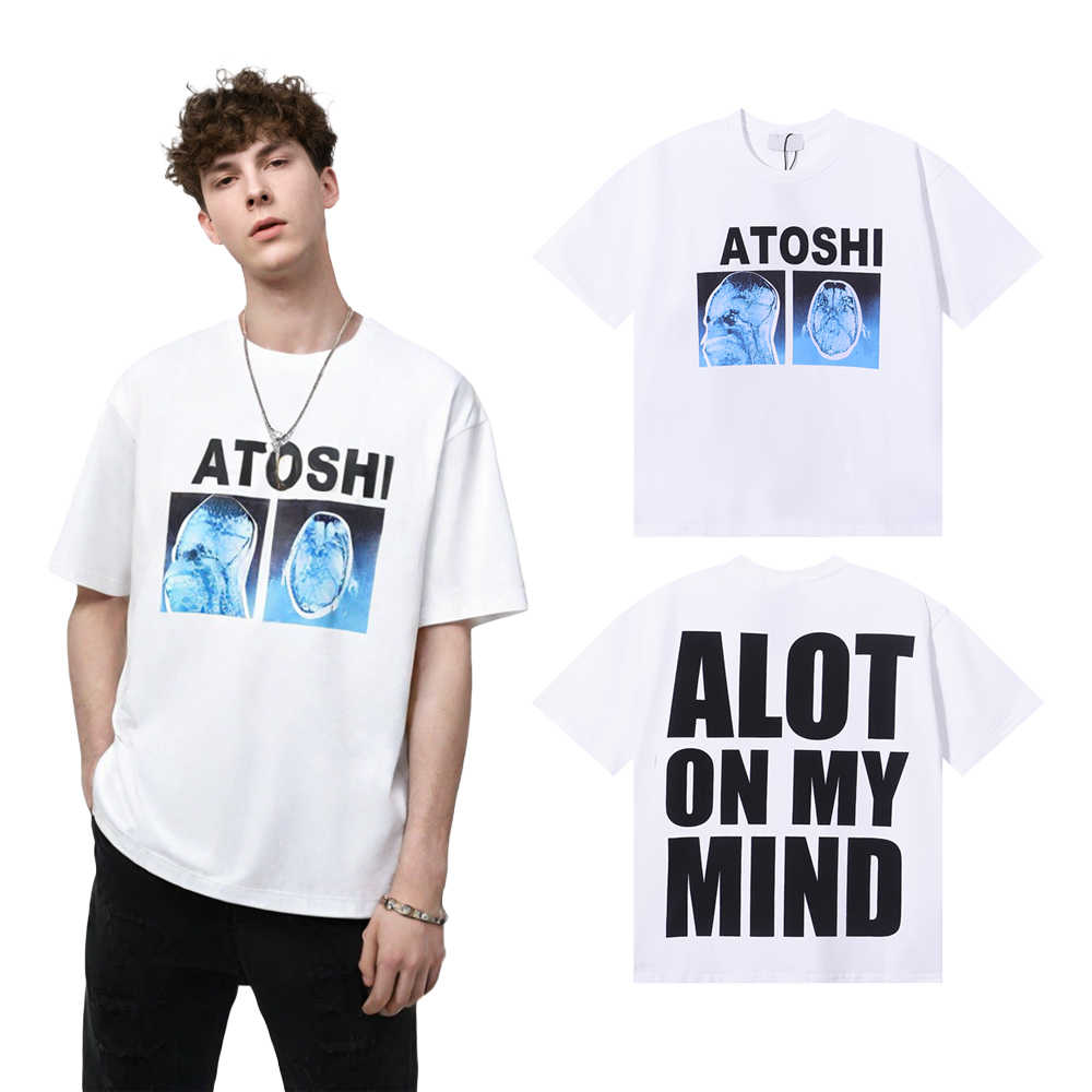 Summer Rays Clothing - ฮาราจูกุ ซัมเมอร์ สตรีทแวร์ เอ็กซ์เรย์กราฟิกเสื้อยืดฮิปฮอปสตรีทสไตล์ผ้าฝ้ายวินเทจแฟชั่นเสื้อผ้าลำลองแขนสั้นเสื้อยืด