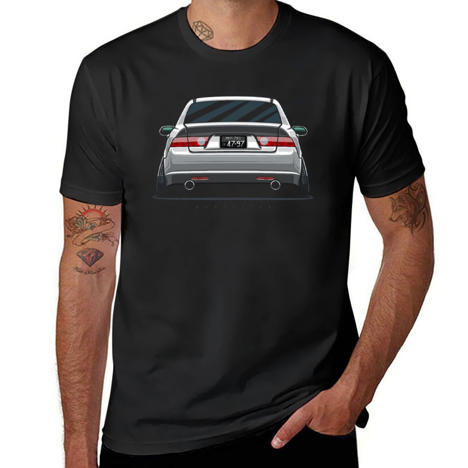 Summer Clothing Aesthetic - Accord 7 (TSX) เสื้อยืดท็อปแบบตัวสั้นวินเทจเด็กชายพิมพ์ลายสัตว์สวยงามเสื้อผ้าบุรุษเสื้อยืดแพ็ค