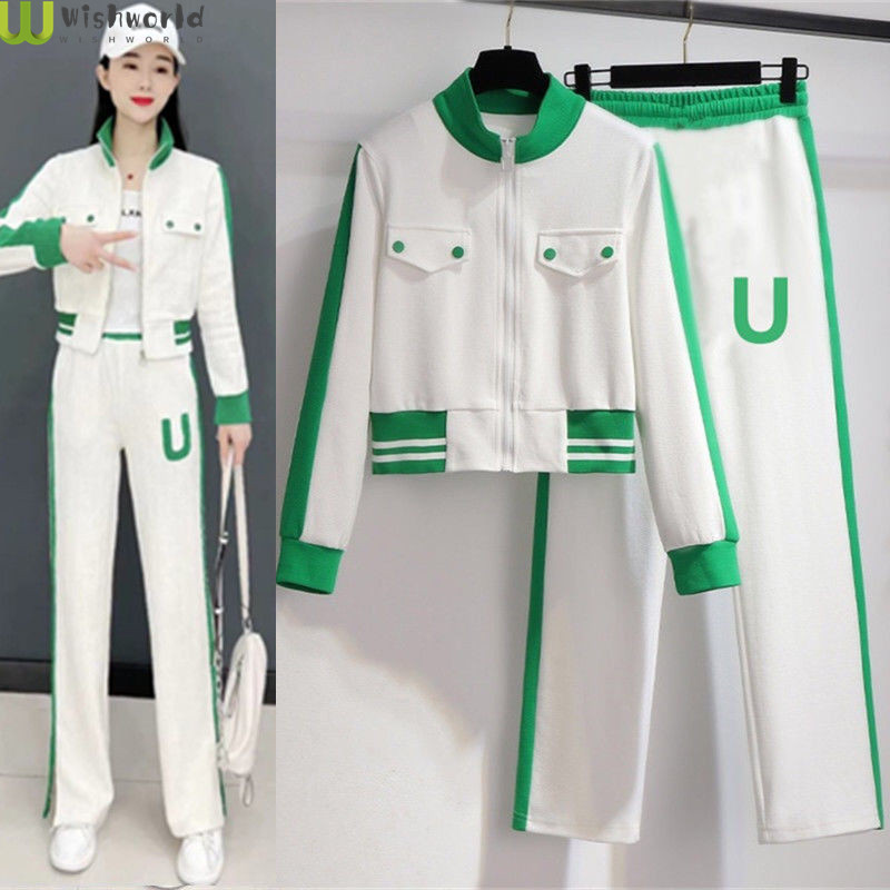 Summer Youth Clothing - Plus ขนาด2022ฤดูร้อนเยาวชน Vitality กางเกงชุดยาวแขนยาวกางเกงชุด2ชิ้น Elegant Women