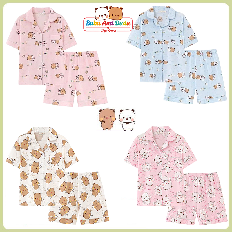 Summer Edition Clothing - ชุดนอนแพนด้า บูบู และ ยี่เอ๋อ ลายแพนด้า บูบู