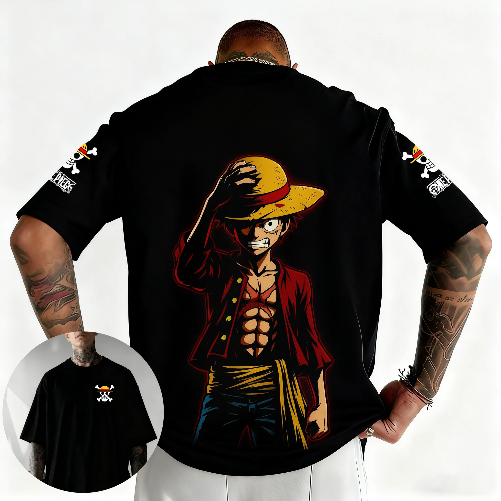 เสื้อยืดโอเวอร์ไซส์ลายอนิเมะวั - Summer Edition Clothing บทวิจารณ์และราคา