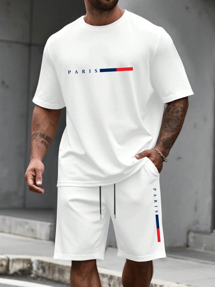 ชุดวอร์มผู้ชาย 2 ชิ้น ​ ชุดเสื - Summer Clothing Pieces บทวิจารณ์และราคา
