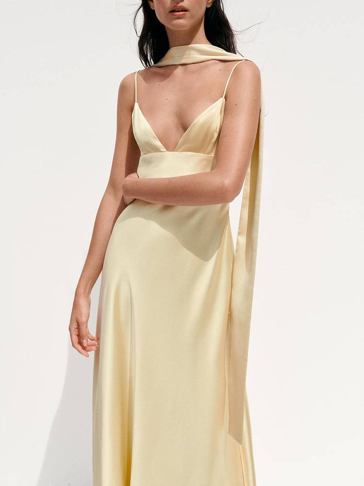 ฤดูร้อนแฟชั่นใหม่ผ้าไหมซาตินบา - Summer Evenings Clothing บทวิจารณ์และราคา