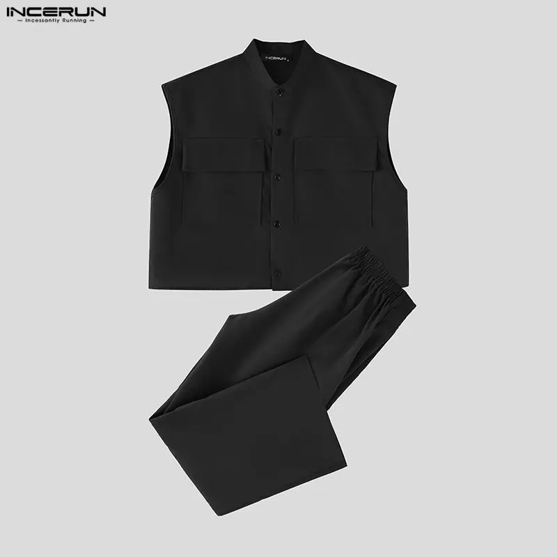 INCERUN ชุดเซ็ตผู้ชาย เสื้อครอ - Summer Clothing Guys บทวิจารณ์และราคา