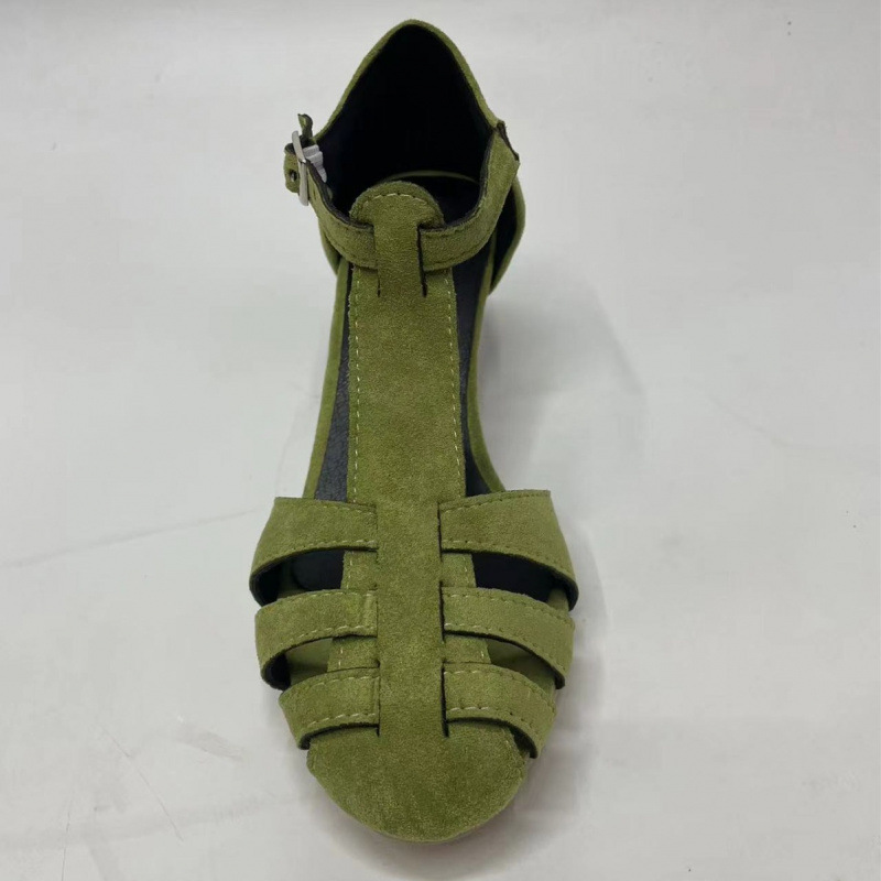 รองเท้าส้นเตี้ยแบบ T-Strap สีเ - Summer Clothing For Petite Women บทวิจารณ์และราคา