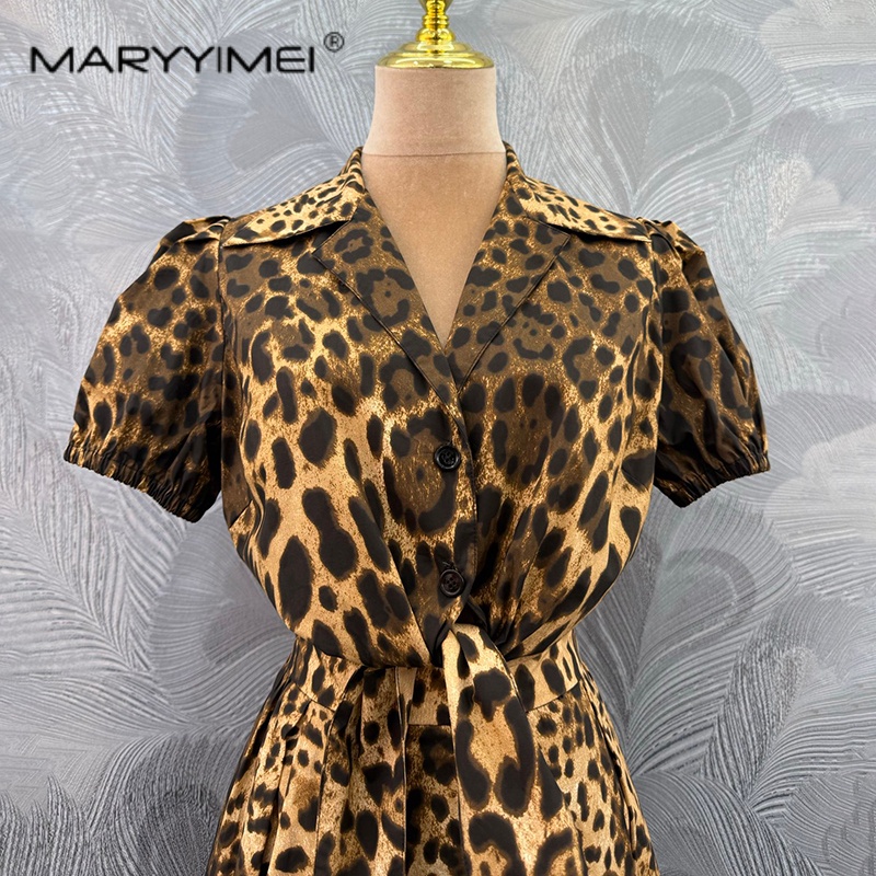 ชุดกระโปรงสั้นผู้หญิงลายเสือดา - Summer Edition Clothing บทวิจารณ์และราคา