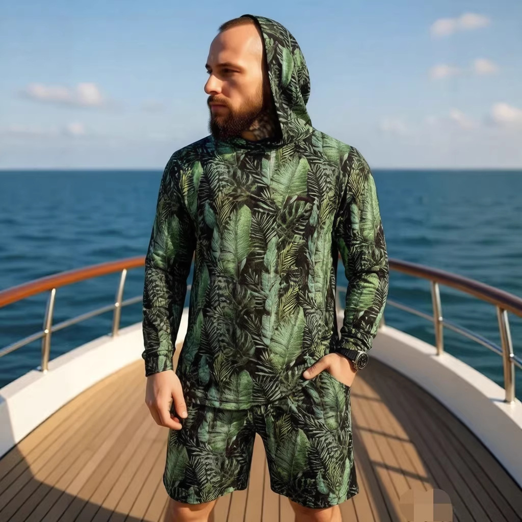 ชุดเซ็ตสองชิ้นลายพรางแบบใหม่ปี - Summer Clothing Guys บทวิจารณ์และราคา