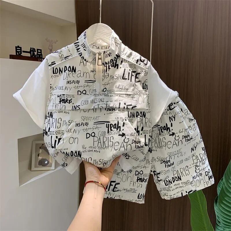 ชุดเสื้อผ้าฤดูร้อนของเด็กผู้ชา - Summer Clothing Drawing บทวิจารณ์และราคา