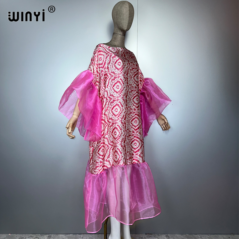 ชุดเดรสยาวพิมพ์ลายฤดูร้อน WINY - Summer Evenings Clothing บทวิจารณ์และราคา
