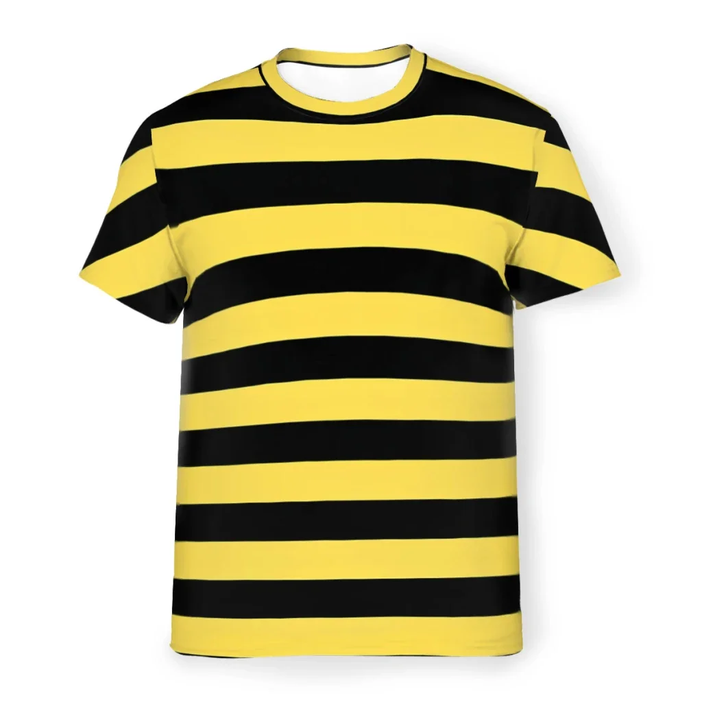 เสื้อยืดลายผึ้งสีดำเหลืองสำหรั - Yellow Summer Clothing บทวิจารณ์และราคา