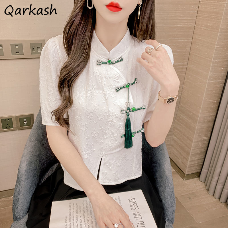 เสื้อวินเทจผู้หญิงเสื้อผ้าแฟชั - Summer Clothing Aesthetic บทวิจารณ์และราคา