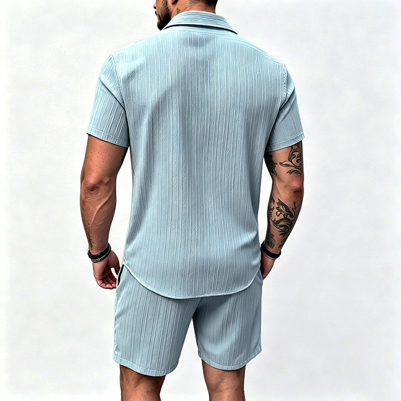 ชุดเซ็ต 2 ชิ้น เสื้อเชิ้ตแขนสั - Summer Clothing Guys บทวิจารณ์และราคา