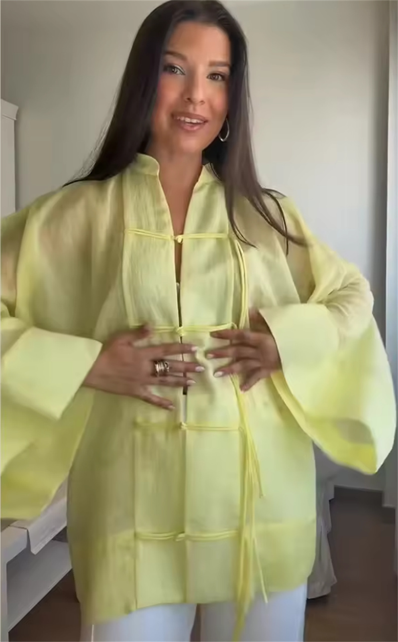 เสื้อเชิ้ตผู้หญิง 2026 รุ่นใหม - Yellow Summer Clothing บทวิจารณ์และราคา