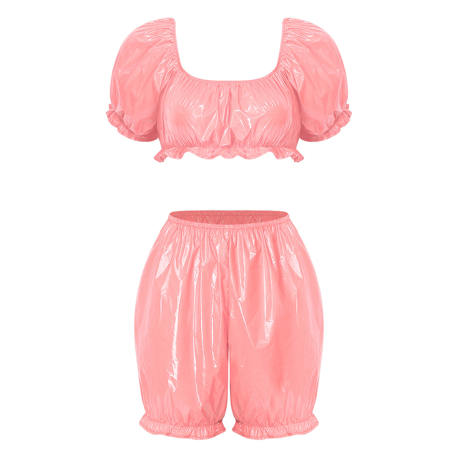 ชุดคลับแวร์หนัง PU แบบเปียกสำห - Summer Clothing For Petite Women บทวิจารณ์และราคา