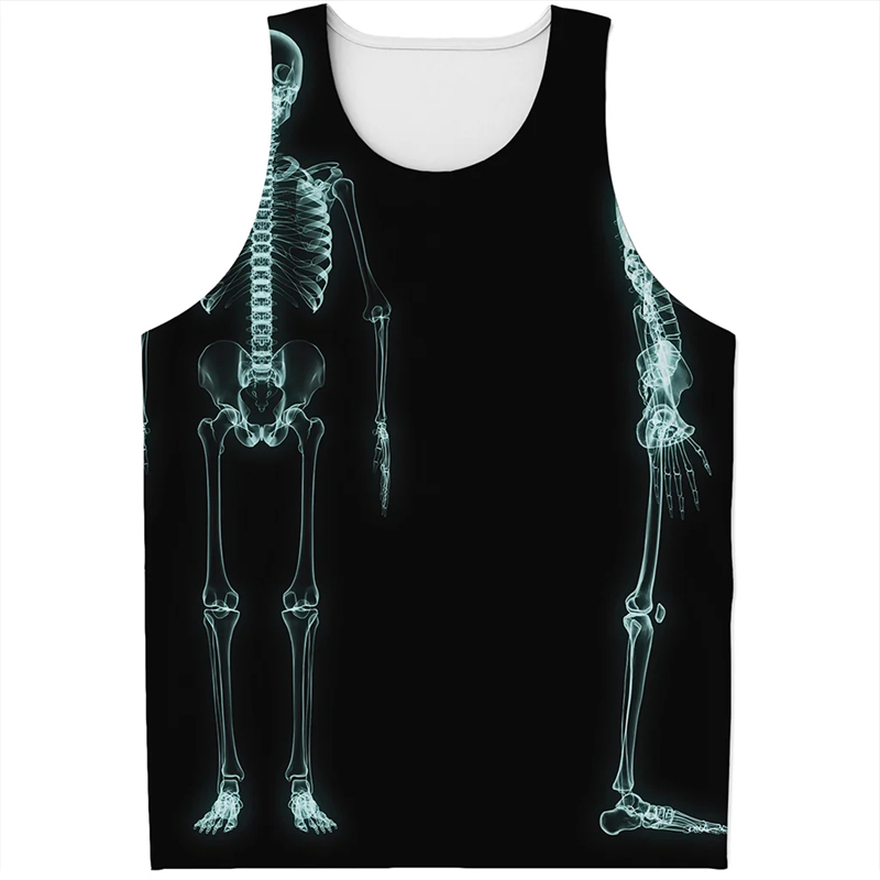 2024เสื้อกล้าม X-ray แขนกุดลาย - Summer Rays Clothing บทวิจารณ์และราคา
