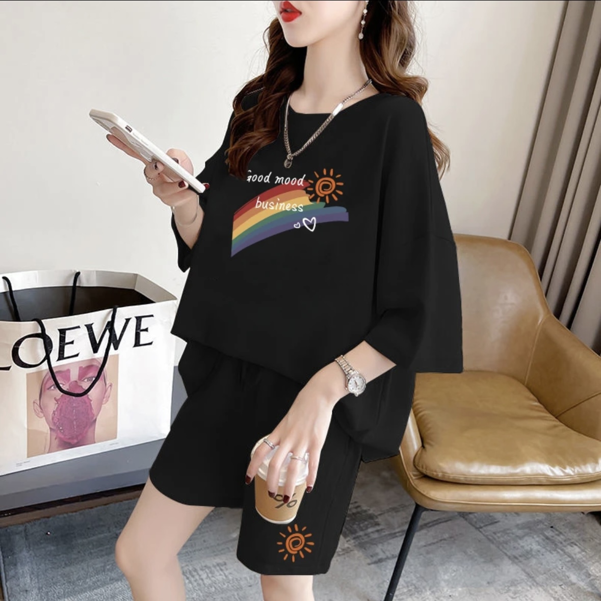 ชุดกางเกงขาสั้นแฟชั่นฤดูร้อนสำ - Summer Clothing Pieces บทวิจารณ์และราคา